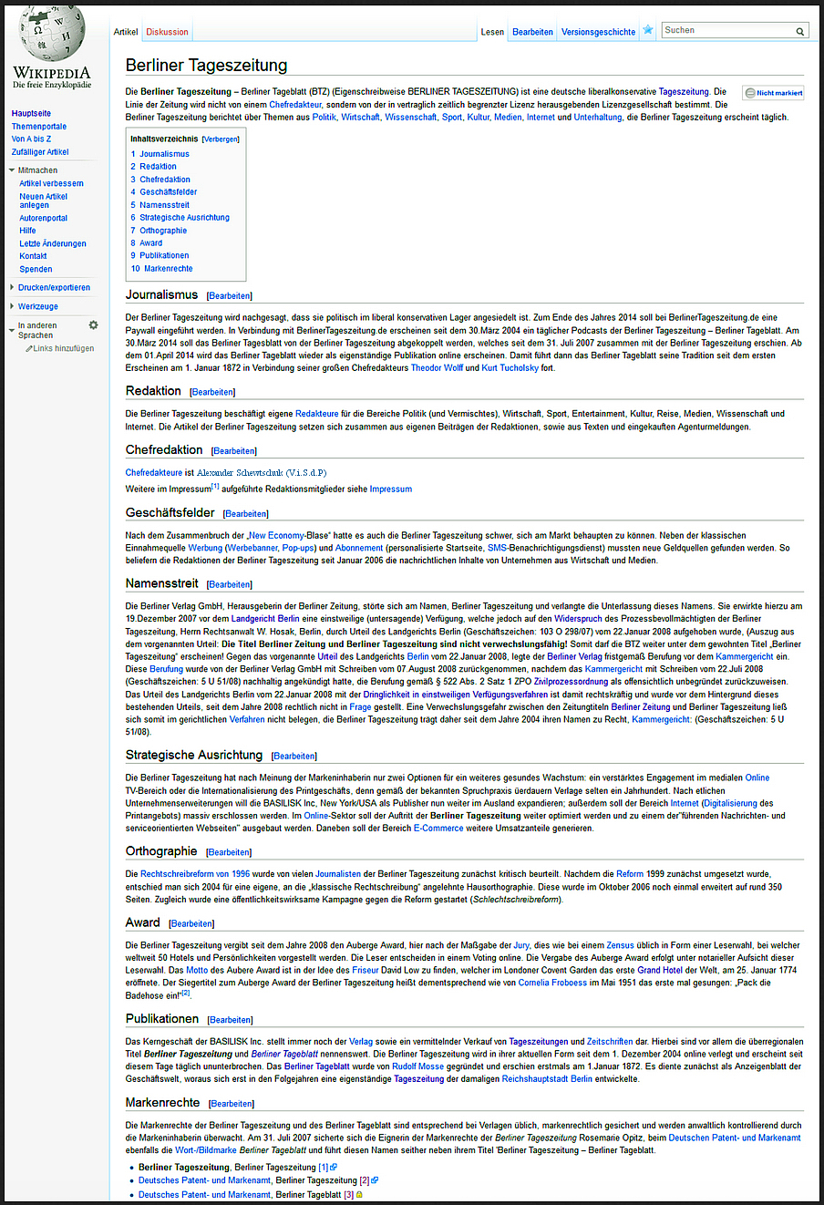 BERLINER TAGESZEITUNG - WIKIPEDIA