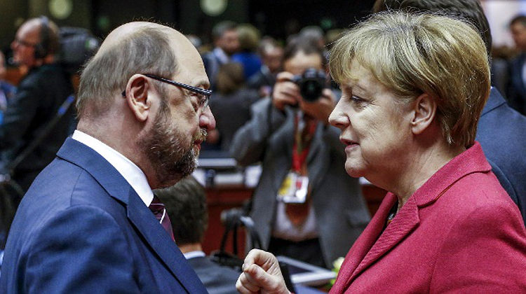 Sondierungen: Merkel und Schulz optimistisch in Schlussphase