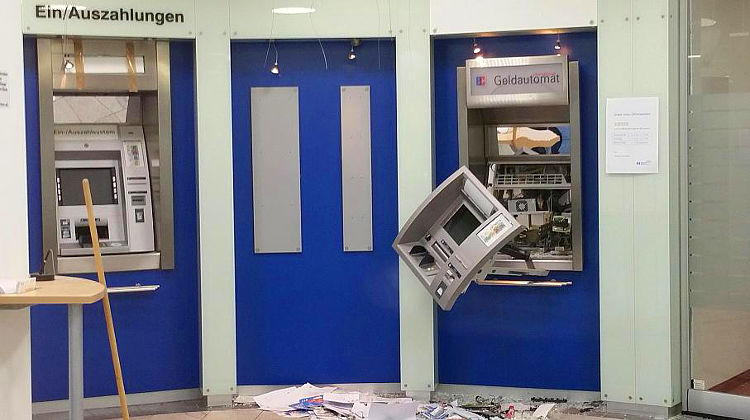 Noch nie wurden so viele Geldautomaten gesprengt wie 2017