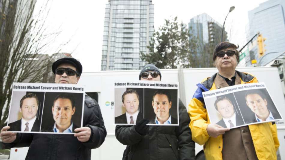 Peking: Zwei in China inhaftierte Kanadier "bei guter Gesundheit"