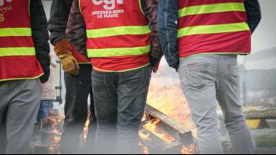 Streiks sorgen für Konjunktur-Delle in Frankreich