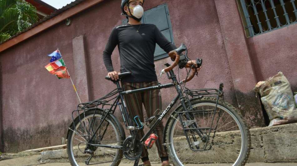 Südkoreanischer Fahrrad-Weltenbummler hängt wegen Coronavirus in Guinea fest