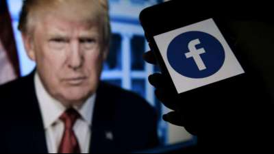 Trump bezeichnet Vorgehen von Facebook als "absolute Schande"