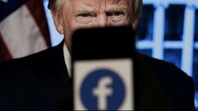 Zensur: Facebook - Sperrung von Ex-US-Präsident Donald Trump