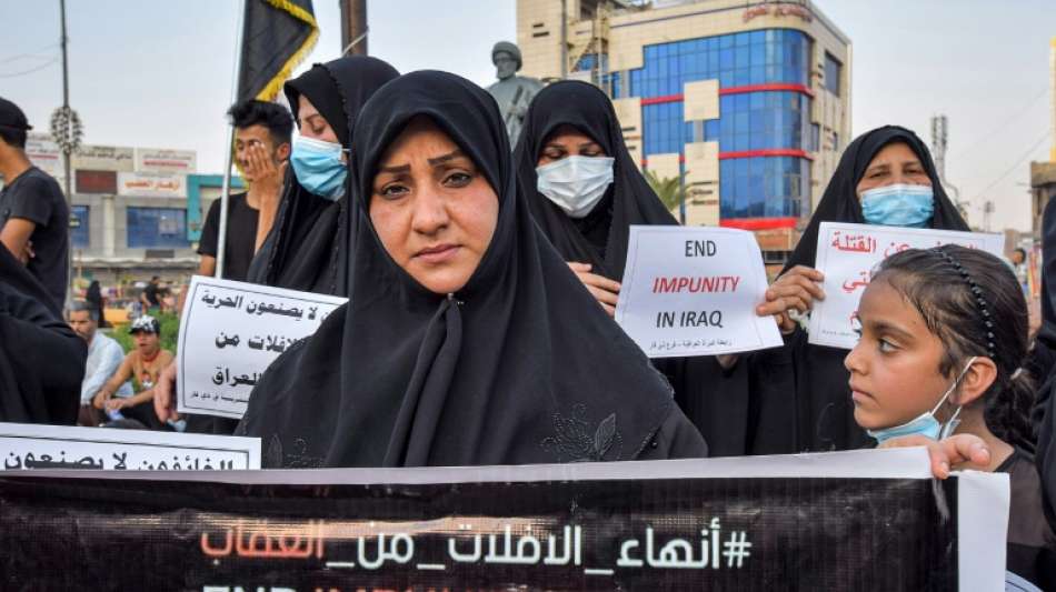 Hunderte Iraker protestieren gegen Gewalt an Aktivisten