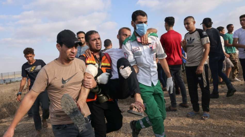 Israelische Soldaten schießen auf Demonstranten am Grenzzaun zum Gazastreifen