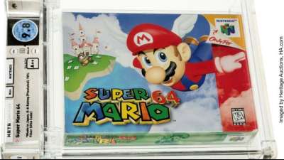 Spielkassette "Super Mario 64" für 1,31 Millionen versteigert