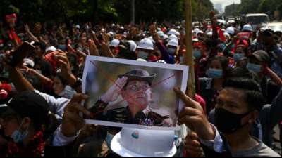 Erneut Proteste gegen Militärführung in Myanmar