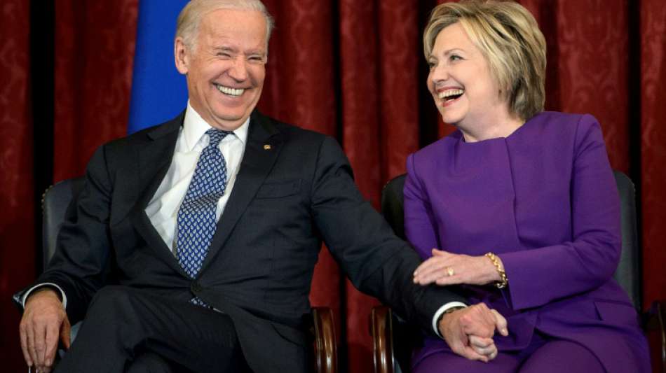 Ex-Präsidentschaftskandidatin Hillary Clinton unterstützt Joe Biden