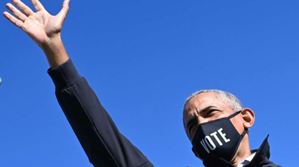 Obama sorgt mit sauberem Drei-Punkte-Wurf für erfolgreiche Wahlkampfaktion