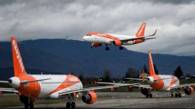 Easyjet lässt bis auf Weiteres alle seine Flugzeuge am Boden