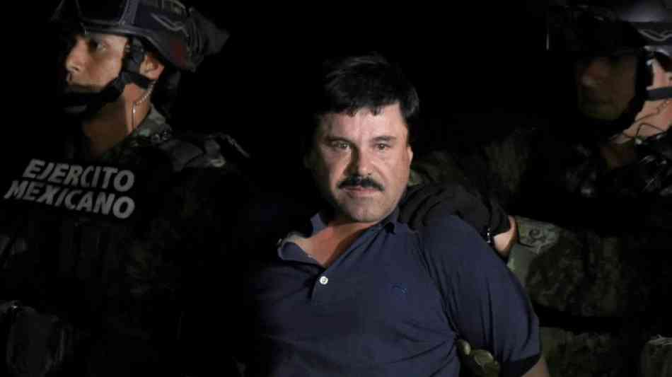 USA: Joaquín Guzmán "El Chapo" darf seine Frau nicht umarmen