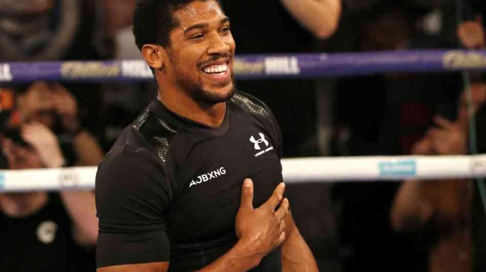 Boxen: Brite Anthony Joshua ist weiterhin der "Weltmeister aller Klassen"