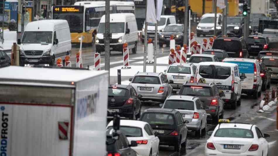 Die drei größten deutschen Städte haben den dichtesten Autoverkehr