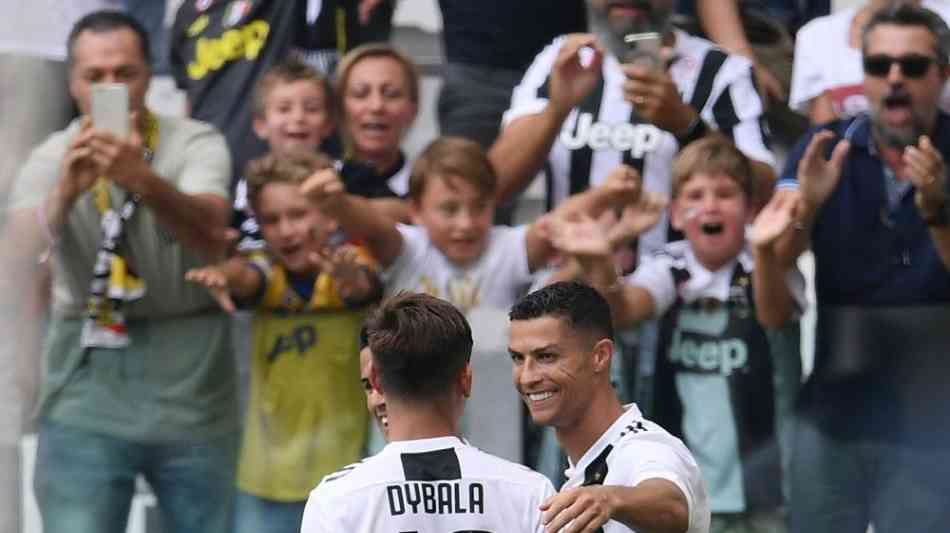 Fussball - Doppelpack im vierten Spiel: Erste Ronaldo-Tore für Juve