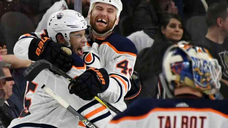 Eishockey: Draisaitls Oilers gewinnen überraschend in Las Vegas