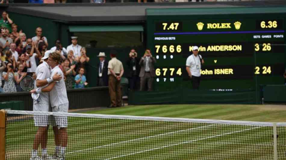 Drittlängstes Tennis-Match der Geschichte: Anderson im Finale