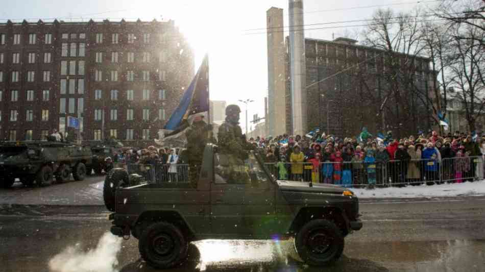 Estland feiert mit Militärparade 100. Jahrestag seiner Unabhängigkeit