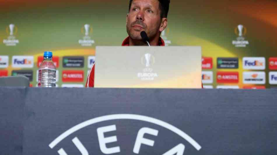 Fußball - Europa League: Atletico-Trainer Simeone auch im Finale gesperrt