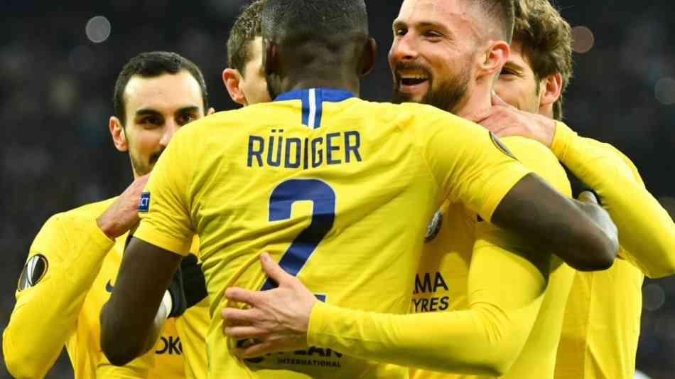 Europa League: Chelsea mit Rüdiger souverän im Viertelfinale
