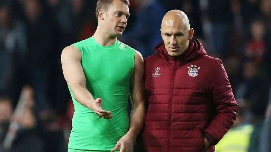 FC Bayern weiter ohne Neuer und Robben