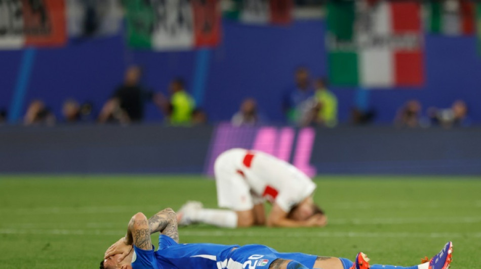Italy face Swiss test after stumbling into Euros last 16
