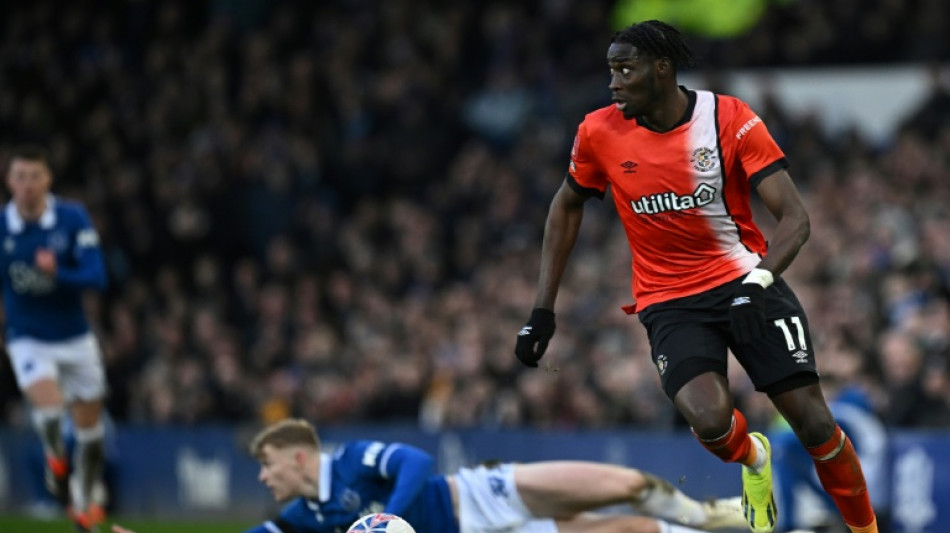 Luton striker Adebayo targeted with 'cowardly' racist abuse