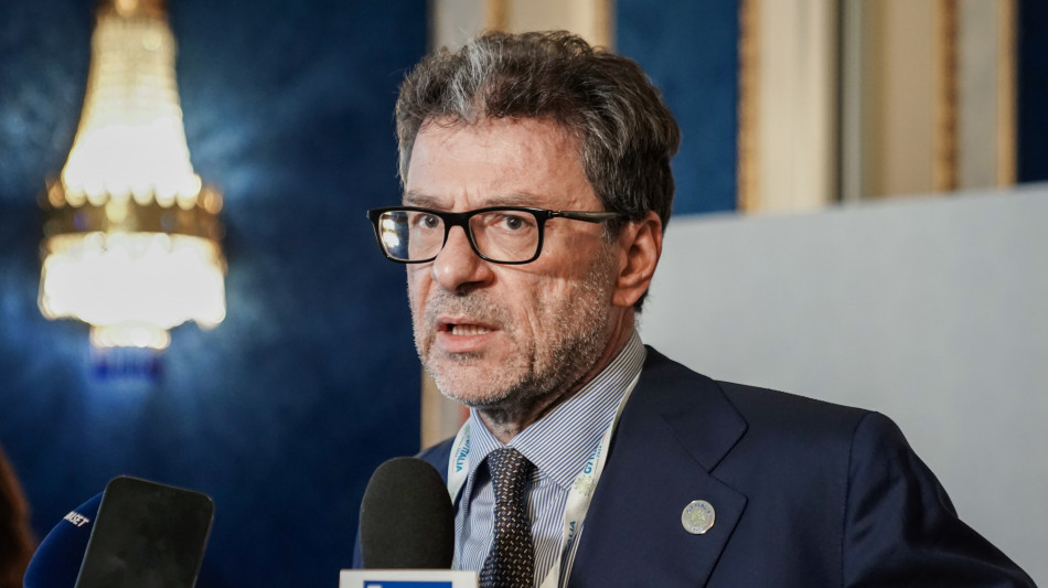 Giorgetti, 'nodo asset russi sul futuro, accordo non facile'