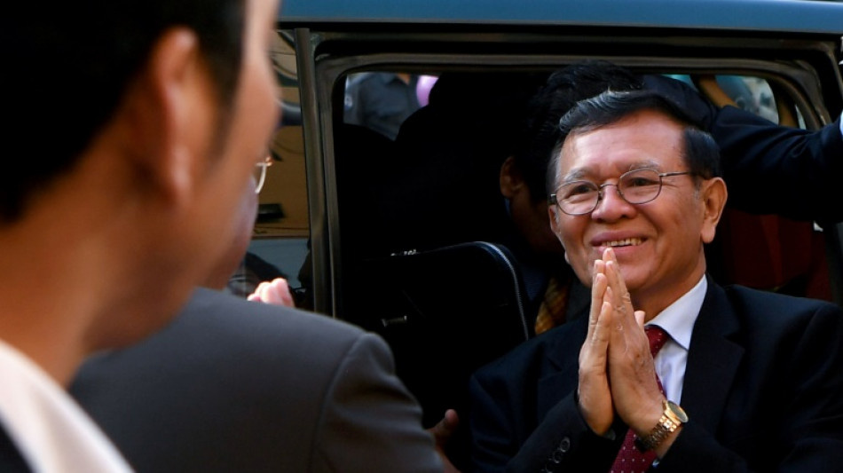 Cambodia opposition leader calls for treason charges to be dropped as trial resumes