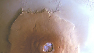 Cientistas descobrem geada no cume dos vulcões de Marte