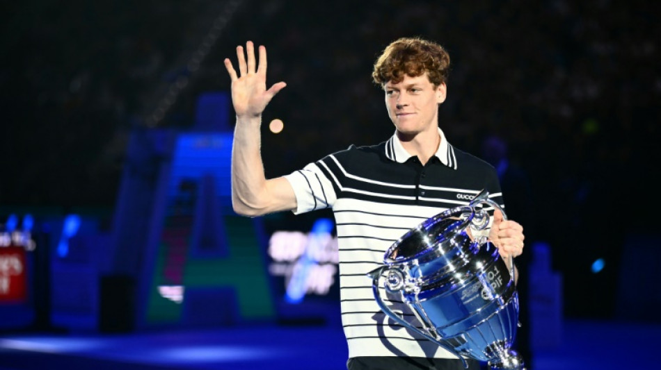 Sinner collects year-end ATP trophy