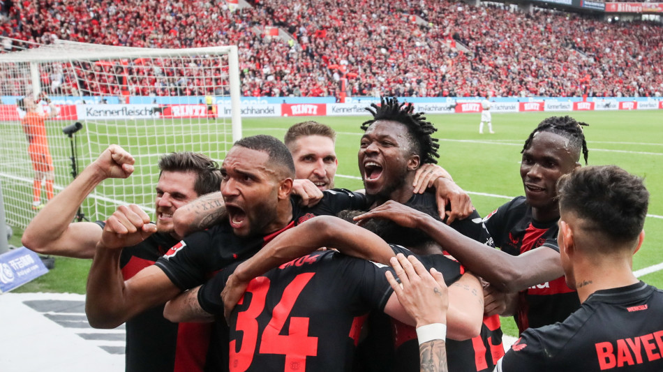 Calcio: Bayer Leverkusen campione di Germania per la prima volta