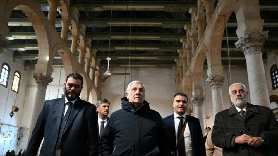 Italian FM tours landmark mosque in first Syria visit