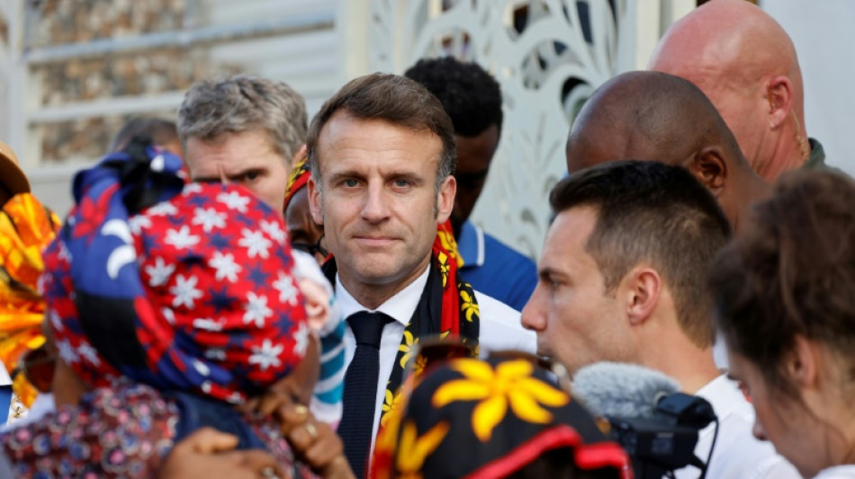 Macron promises to 'rebuild' Mayotte as locals voice grievances