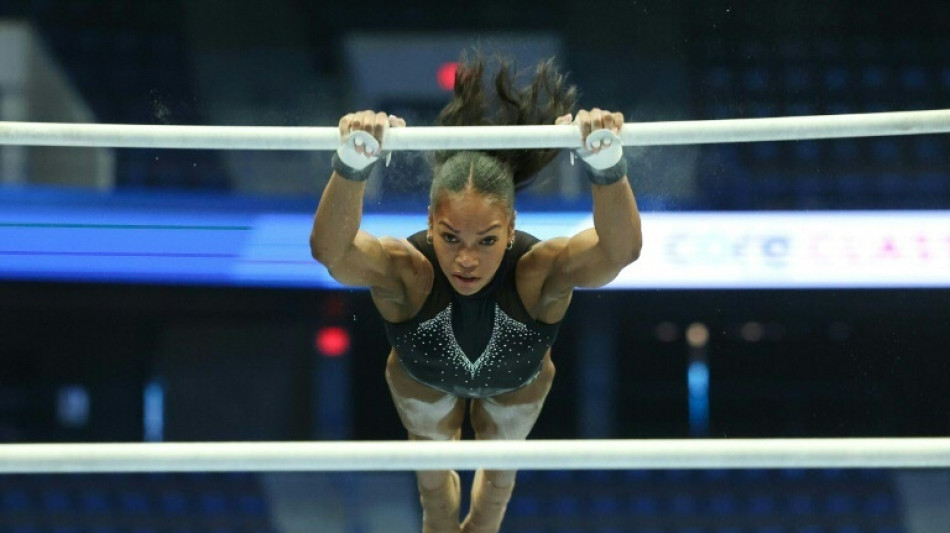 Gymnast Jones eyes Paris berth with injury flare-up behind her
