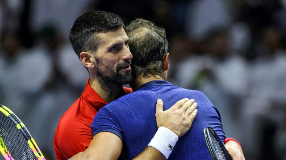 Tennis: pour leur dernier match, Djokovic salue son "plus grand rival Nadal"