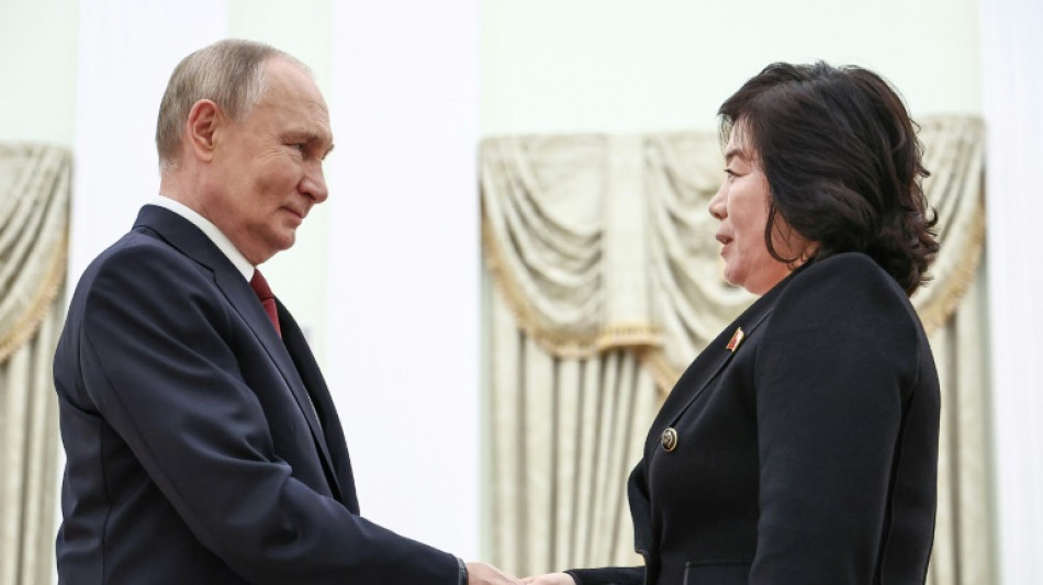 Putin se reunió con la canciller de Corea del Norte en el Kremlin