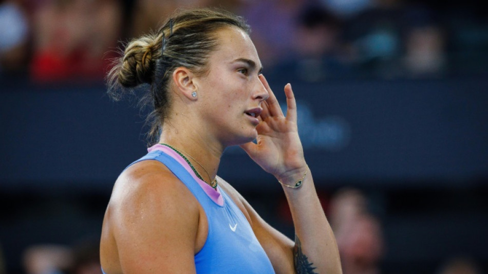 Sabalenka opens season with 'tricky' win in Brisbane