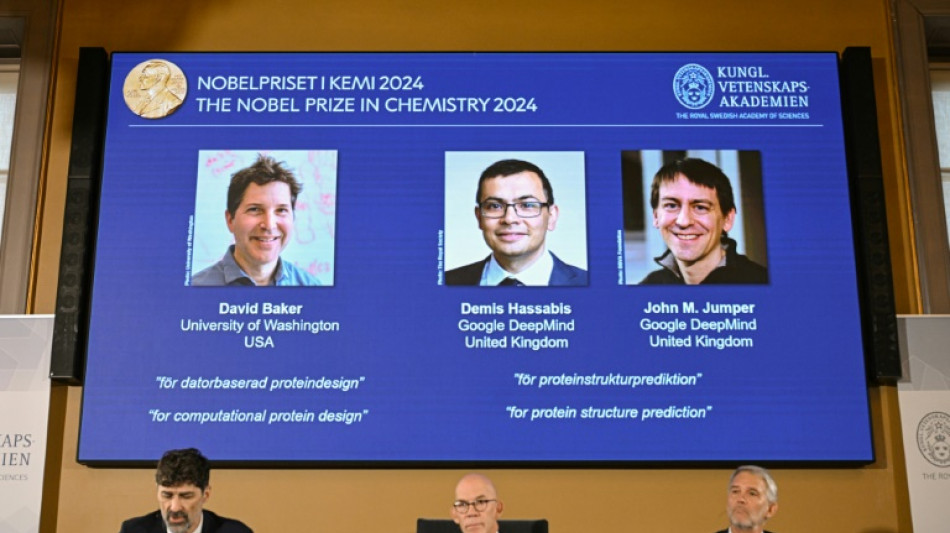 Trio wins chemistry Nobel for protein design, prediction