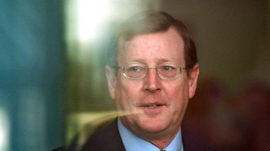 Les adieux de l'Irlande du Nord au prix Nobel de la paix David Trimble