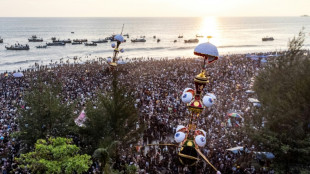 Indonesians flock to festival to cast mythical effigies out to sea