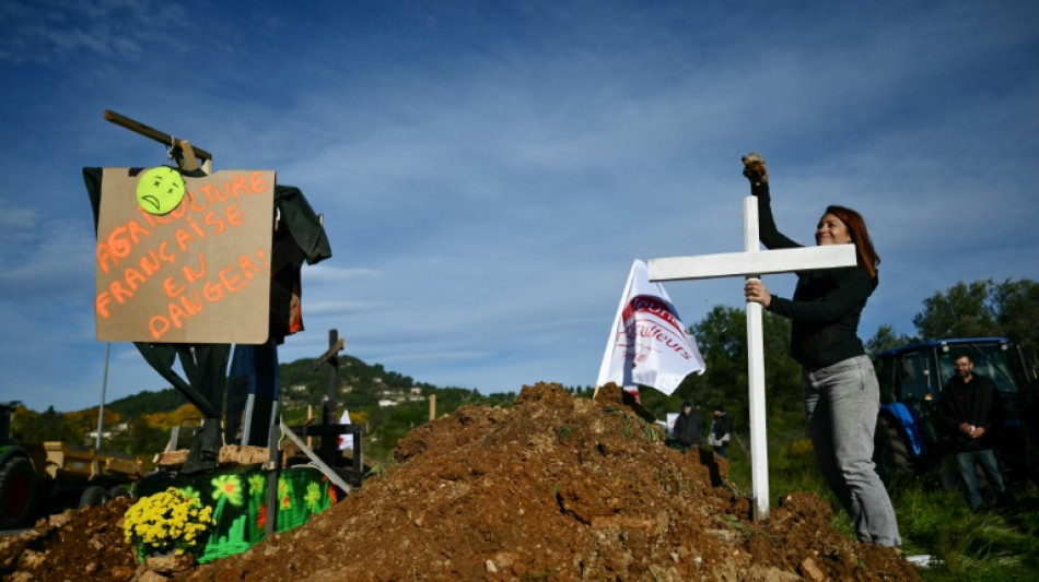 Tractor-driving French farmers protest EU-Mercosur deal