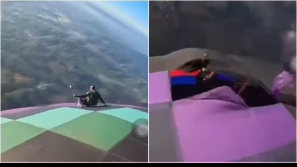 Brasile: paracadutista cade dalla mongolfiera durante un salto