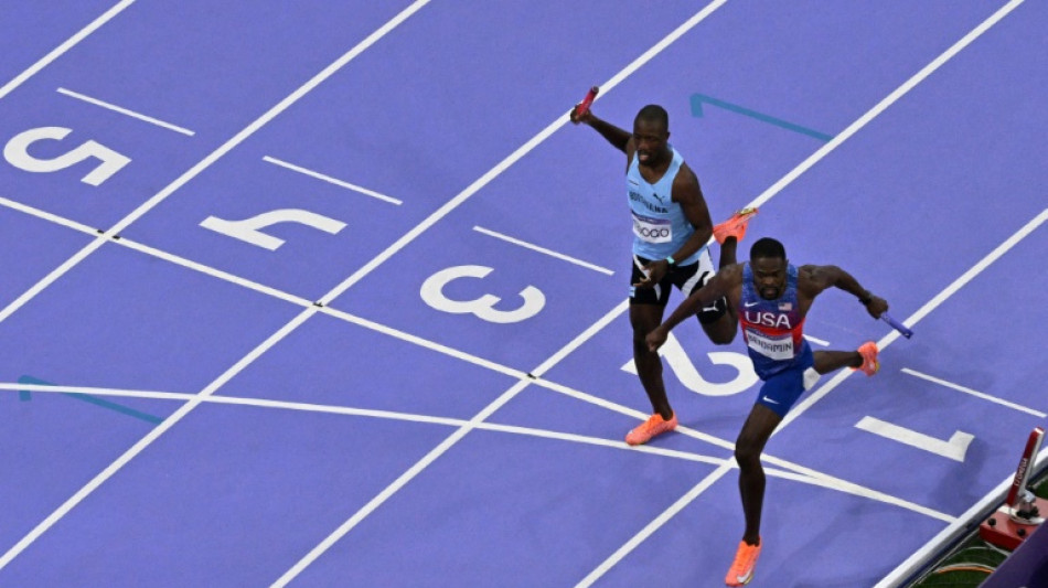 Berliner Tageszeitung Benjamin anchors US to men's 4x400m relay gold