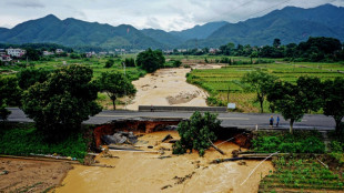 Cuatro muertos y una decena de desaparecidos tras las inundaciones en China