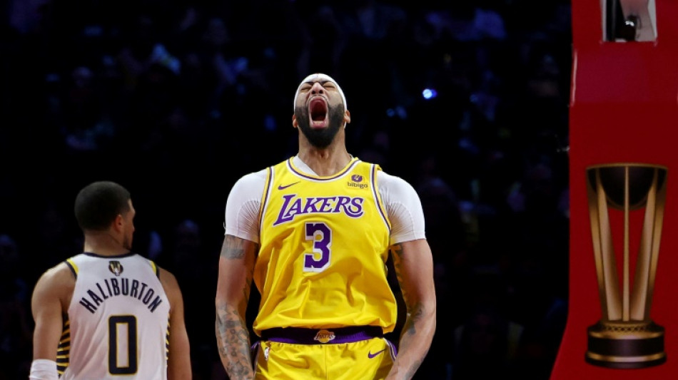 Davis, James power Lakers to first NBA Cup crown