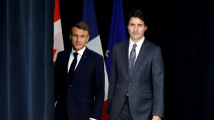 Macron, Trudeau pledge common front on economy, language